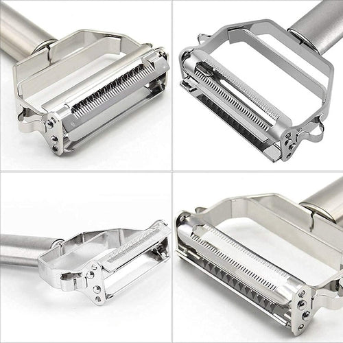 Stainless Steel 2 in 1 Vegetable Peeler & Cutter (Buy 1 Get 2 Free)