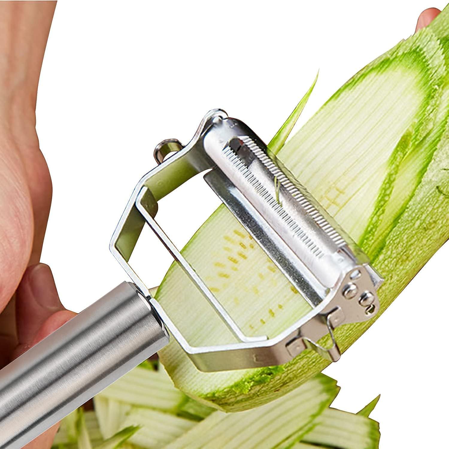 Stainless Steel 2 in 1 Vegetable Peeler & Cutter (Buy 1 Get 2 Free)